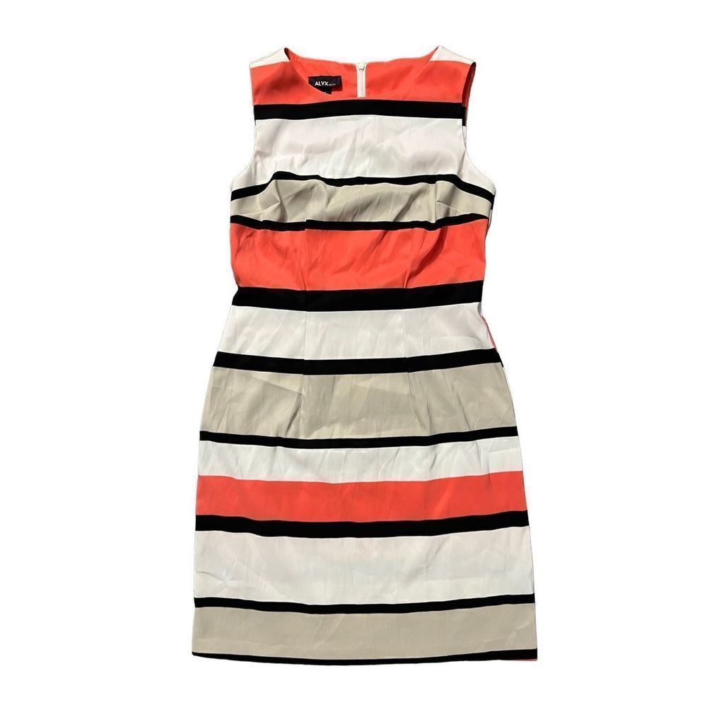 Alyx sheath striped dress